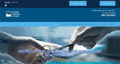 Desktop Screenshot of pacificsurgerycenter.com
